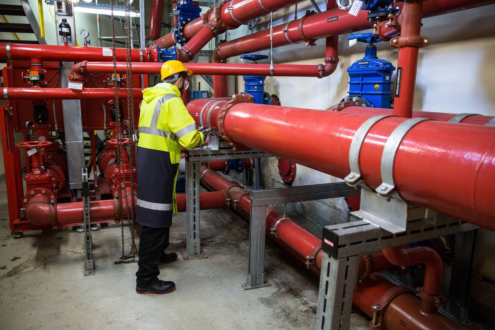 GM Contracting MEP fire-suppression system installation